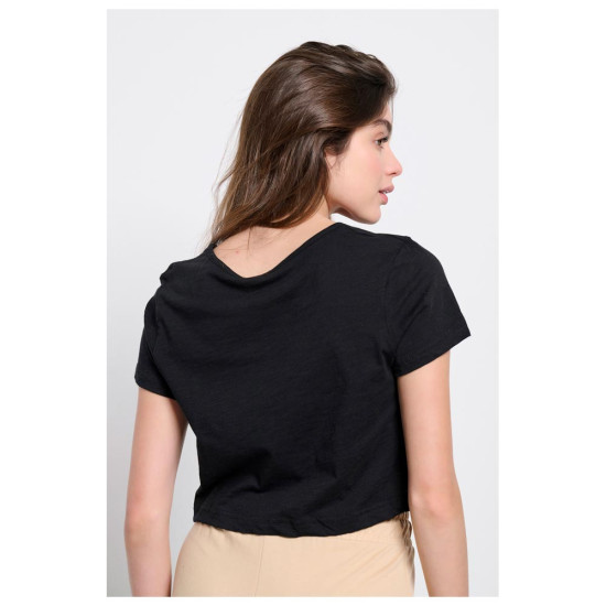 Bodytalk Γυναικεία κοντομάνικη μπλούζα Cropped